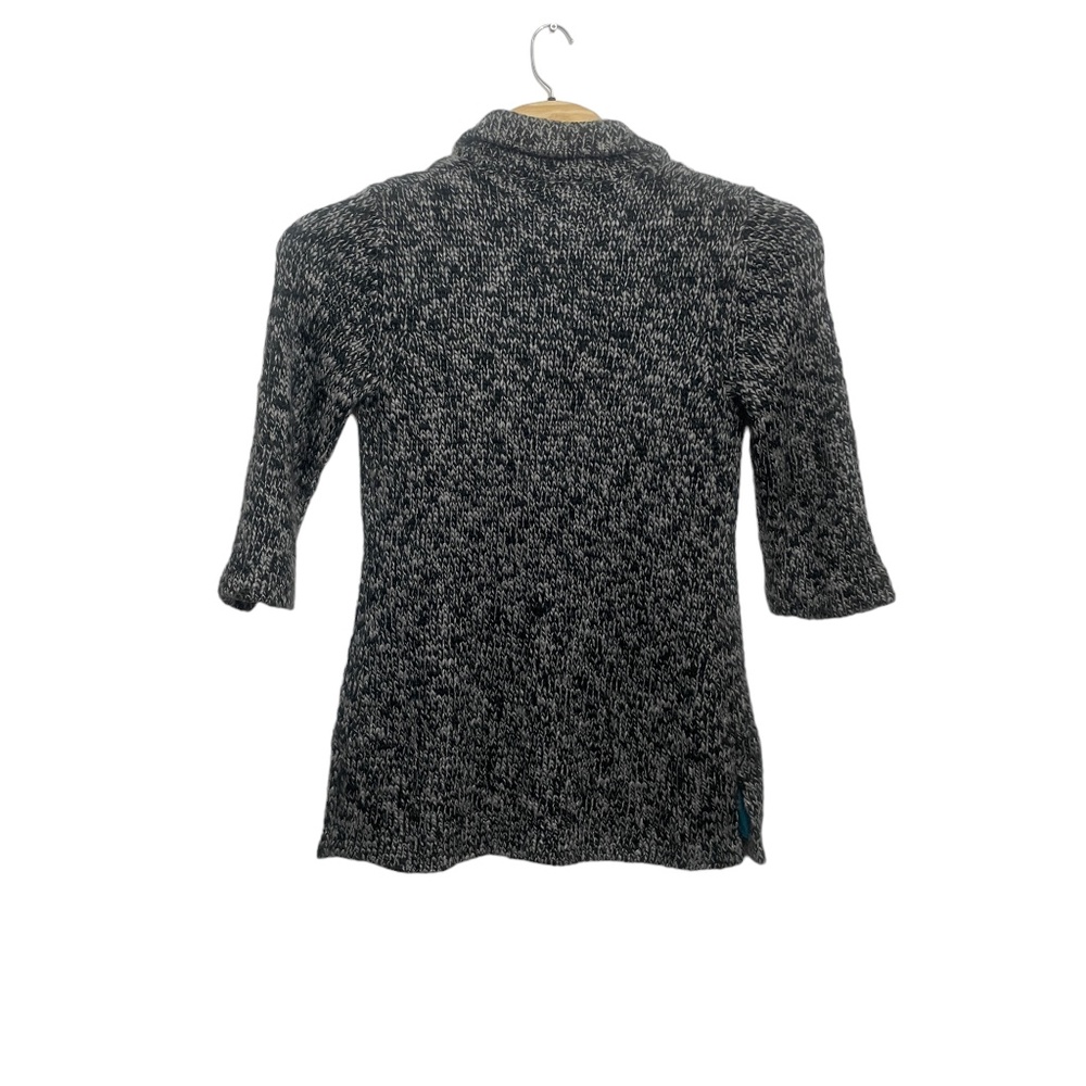 Pendleton Medium Black White Knit Lined Sweater J… - image 6